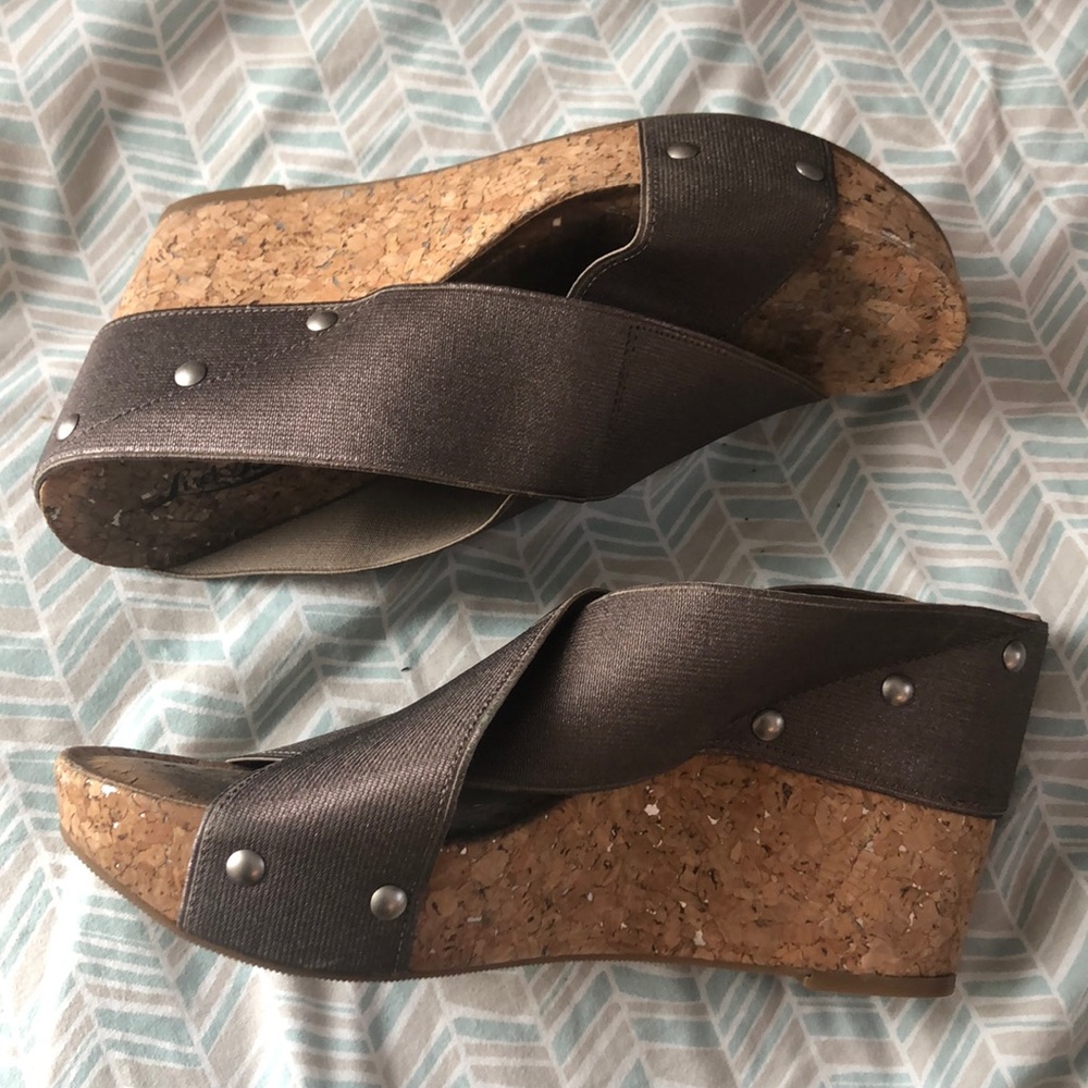 Lucky Brand Miller Cork Wedges